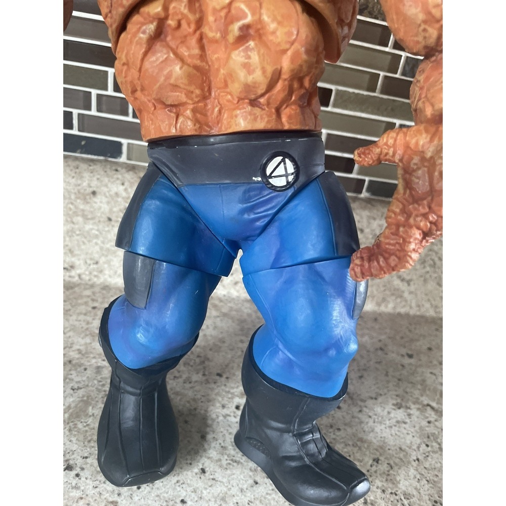The Thing Ben Grimm Fantastic Four 12 Inch Action Figure Pvc Marvel 2005 Toy - Picture 3 of 6
